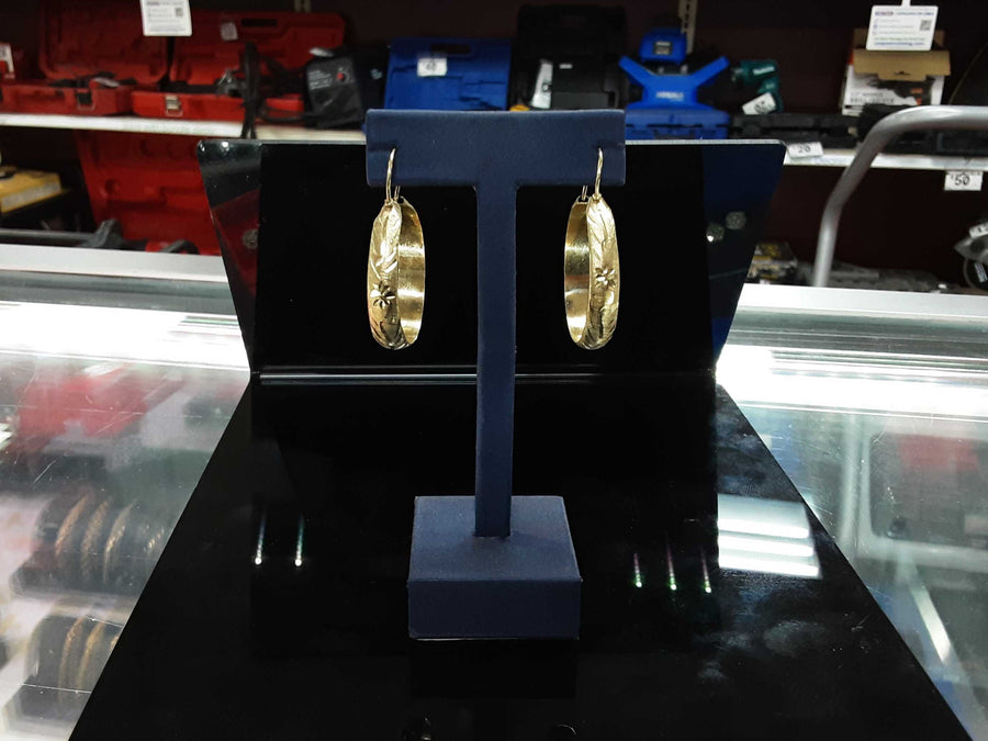 Bangle Earrings - Yellow Gold 10k (.417) 6.6 grams
