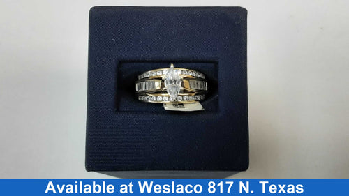 Women's Ring - Solitaire - Yellow Gold 10k (.417) 3.6 grams Size 7