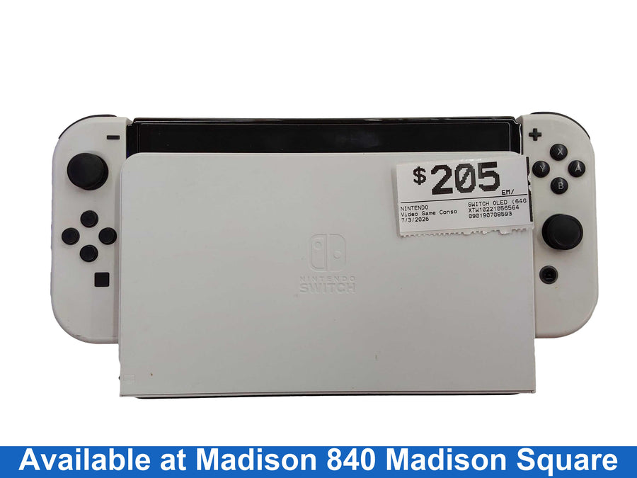 Nintendo Switch Oled (64gb) White Video Game Console