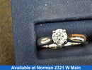Women's Ring - Solitaire - White Gold 18k (.750) 3.6 grams Size 3.5