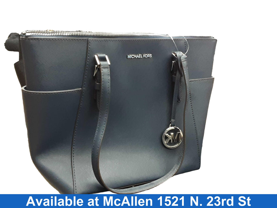 Michael Kors De-2101 Blue Purse / Handbag