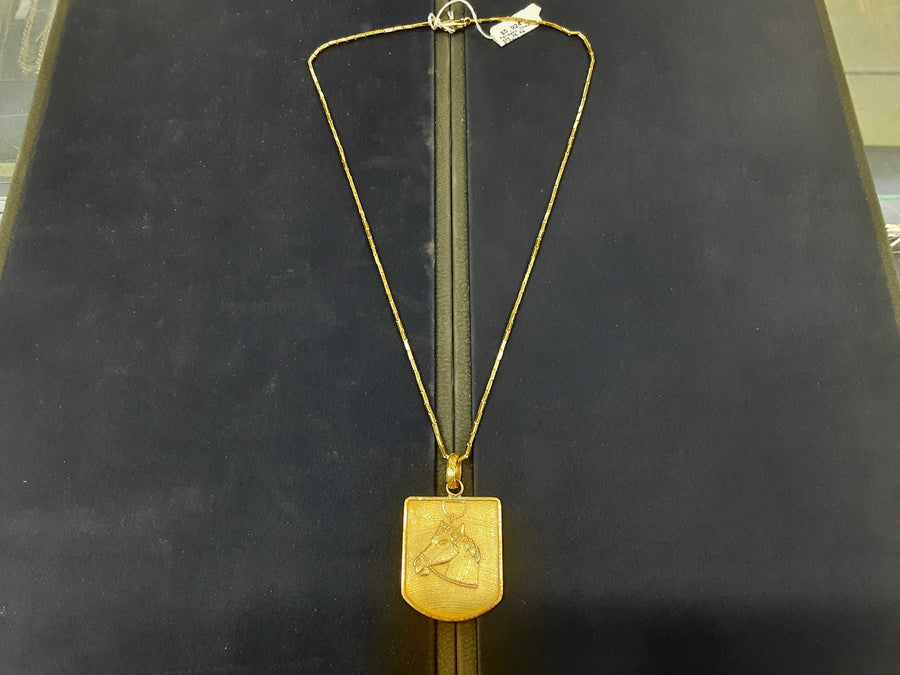 Chain - Yellow Gold 22k (.917) 26.6 grams 22 inch