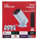 Ultra Hd Lcd Projector White Home Media Projector