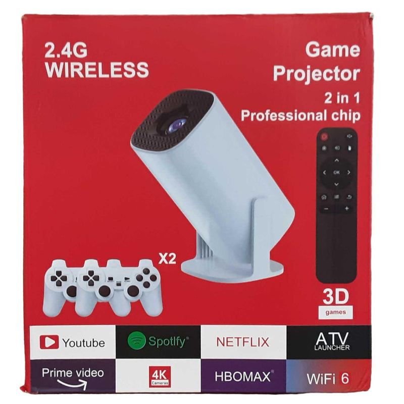 Ultra Hd Lcd Projector White Home Media Projector