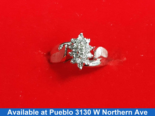 Women's Ring - White Gold 10k (.417) 2.9 grams Size 5