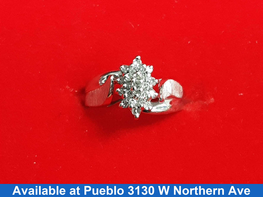Women's Ring - White Gold 10k (.417) 2.9 grams Size 5