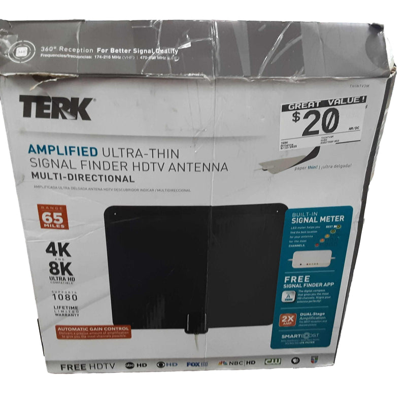 Terk Thintv3m White Antenna