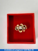 Women's Ring - Yellow Gold 14k (.585) 6.1 grams Size 9.5