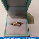 Women's Ring - Solitaire - Yellow Gold 10k (.417) 1.6 grams Size 7
