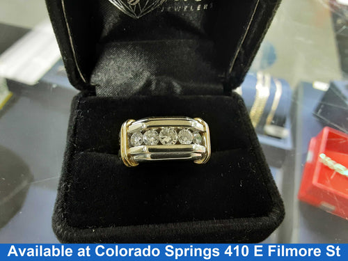 Men's Ring - White Gold 14k (.585) 11.7 grams Size 9