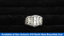 Women's Ring - White Gold 10k (.417) 4.2 grams Size 7.5