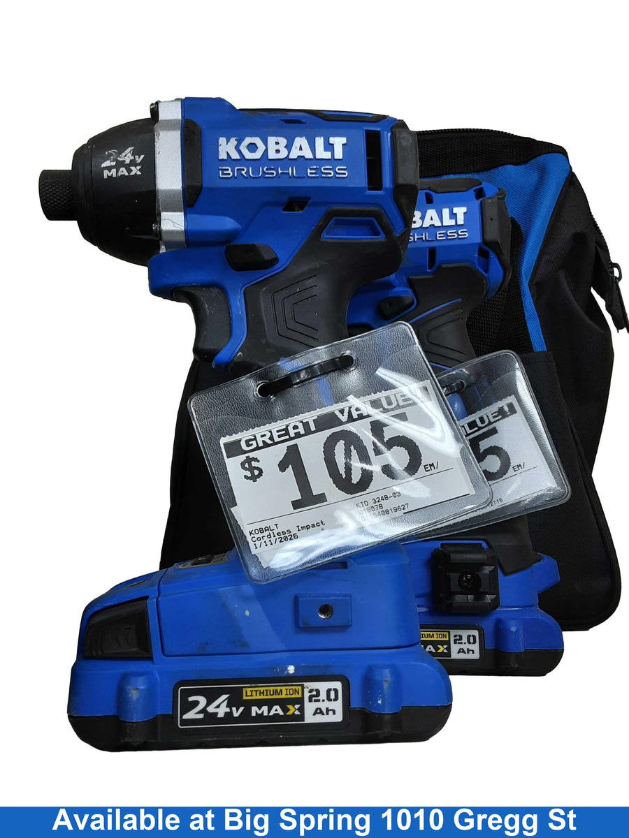 Kobalt Kid 324b-03 Blue Cordless Impact Drill