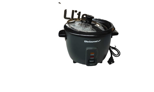 Elite Gourmet 6 Cup Rice Cooker Black Other Household Appliance