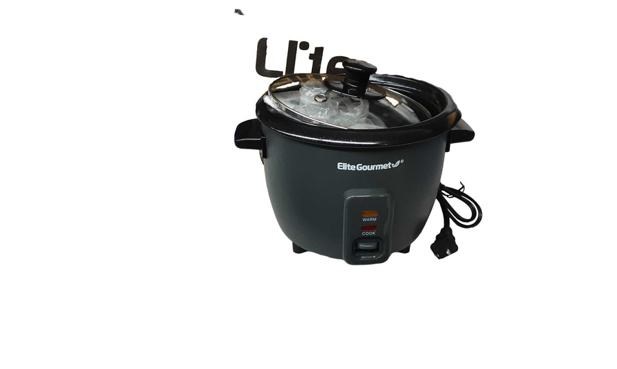 Elite Gourmet 6 Cup Rice Cooker Black Other Household Appliance