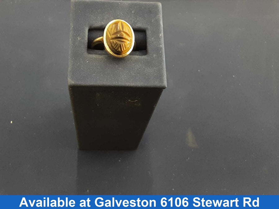 Women's Ring - Yellow Gold 14k (.585) 4.6 grams Size 7.5