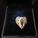 Women's Ring - Solitaire - Yellow Gold 14k (.585) 5.8 grams Size 6