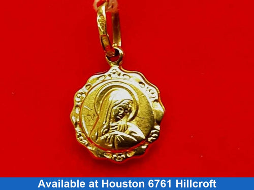 Religious Pendant - Yellow Gold 18k (.750) 1.1 grams