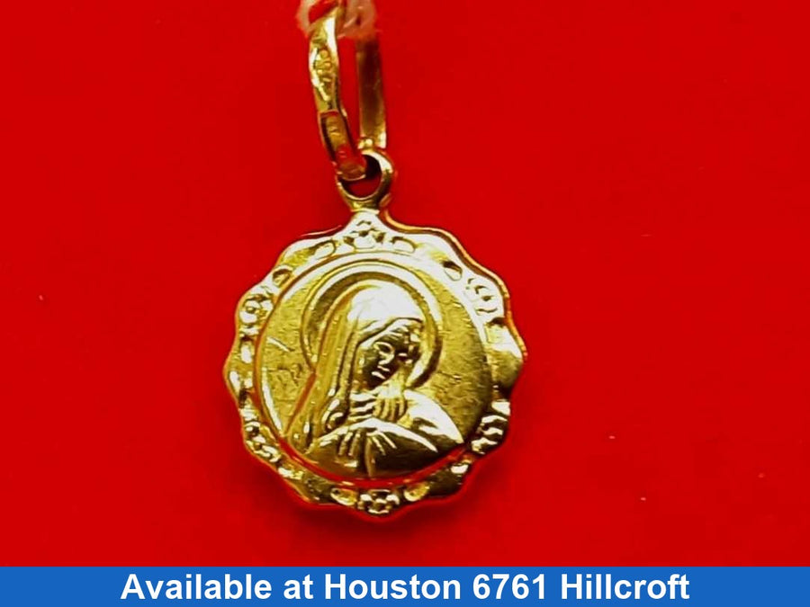 Religious Pendant - Yellow Gold 18k (.750) 1.1 grams