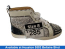 Christian Louboutin Graffiti Red Bottoms White