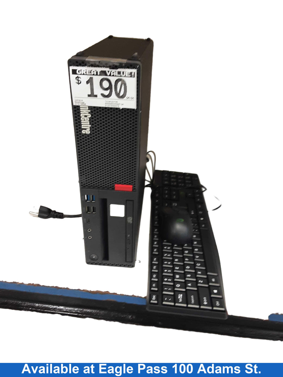 Lenovo Thinkcentre Intel Celeron 8 Gb 8 Gb Black Desktop