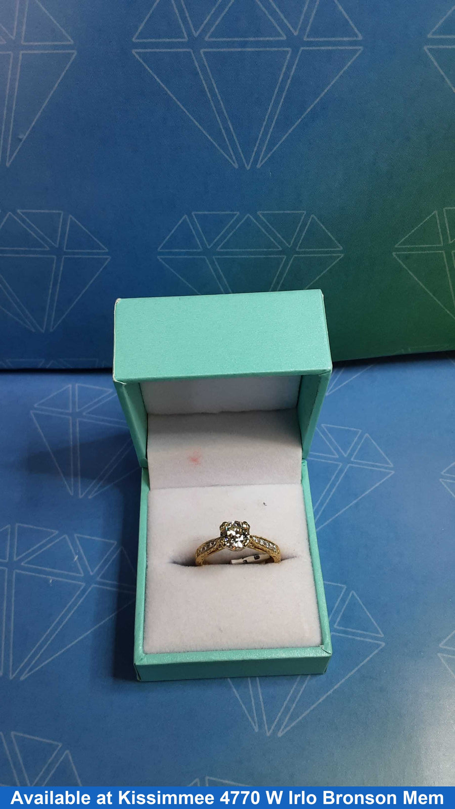 Ring - Wedding Set - Yellow Gold 14k (.585) 4 grams Size 8