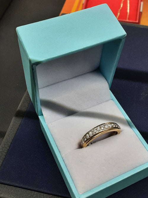 Ring - Wedding Band - Yellow Gold 10k (.417) 2.8 grams Size 20