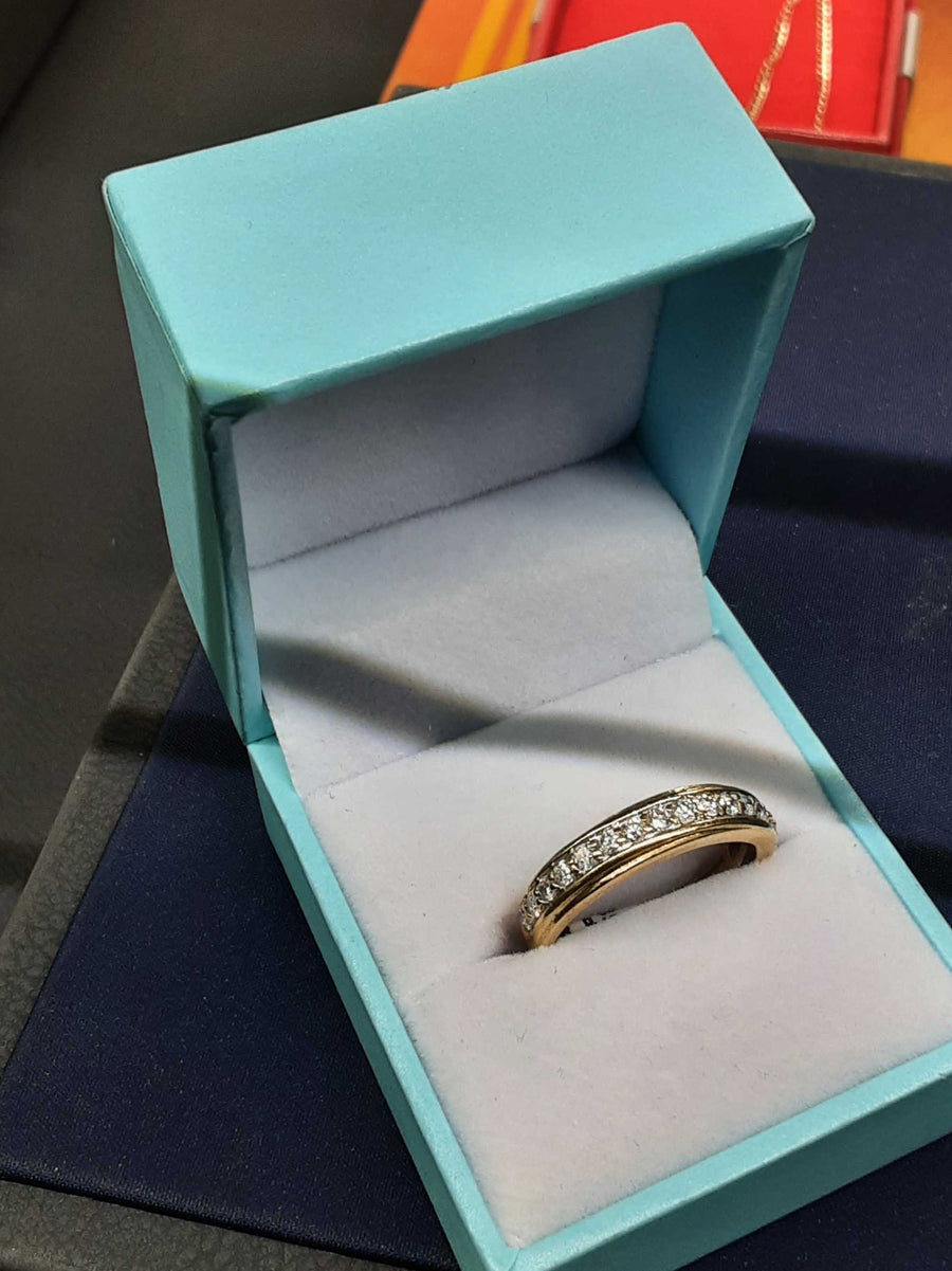 Ring - Wedding Band - Yellow Gold 10k (.417) 2.8 grams Size 20
