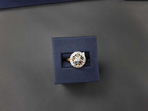 Women's Ring - Mother's - Yellow Gold 14k (.585) 4.2 grams Size 8.5