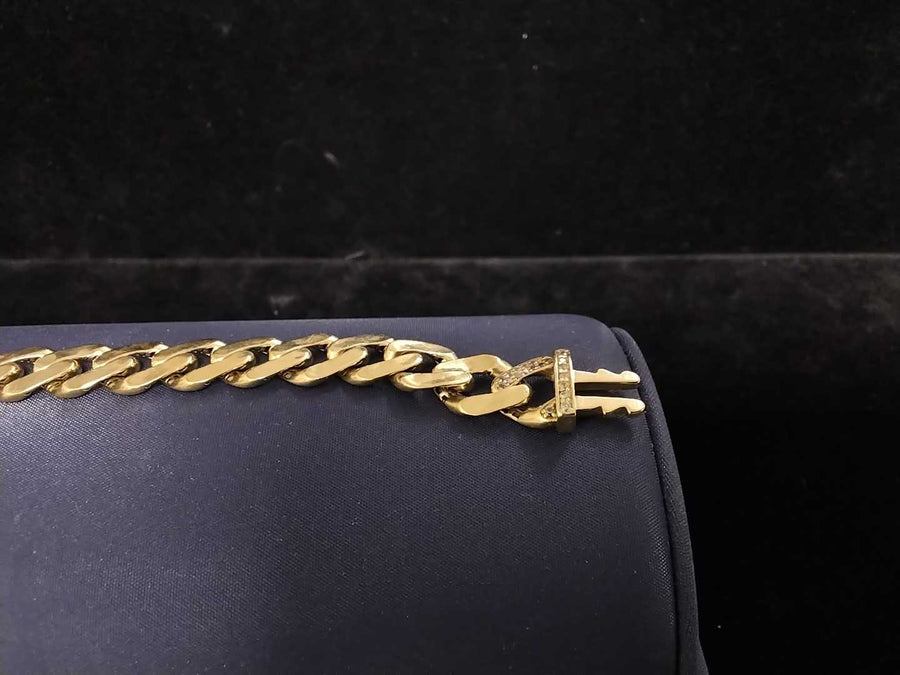 Cuban Link Bracelet - Yellow Gold 14k (.585) 14.2 grams 6 inch