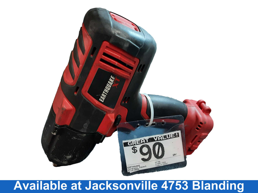 Earthquake 64195 Red Cordless Impact Drill