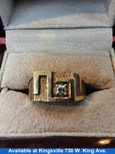 Men's Ring - Yellow Gold 14k (.585) 5.2 grams Size 11