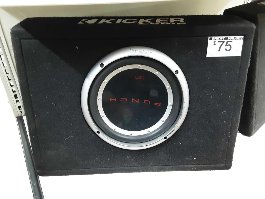 Punch P1 Black Car Sub-Woofer
