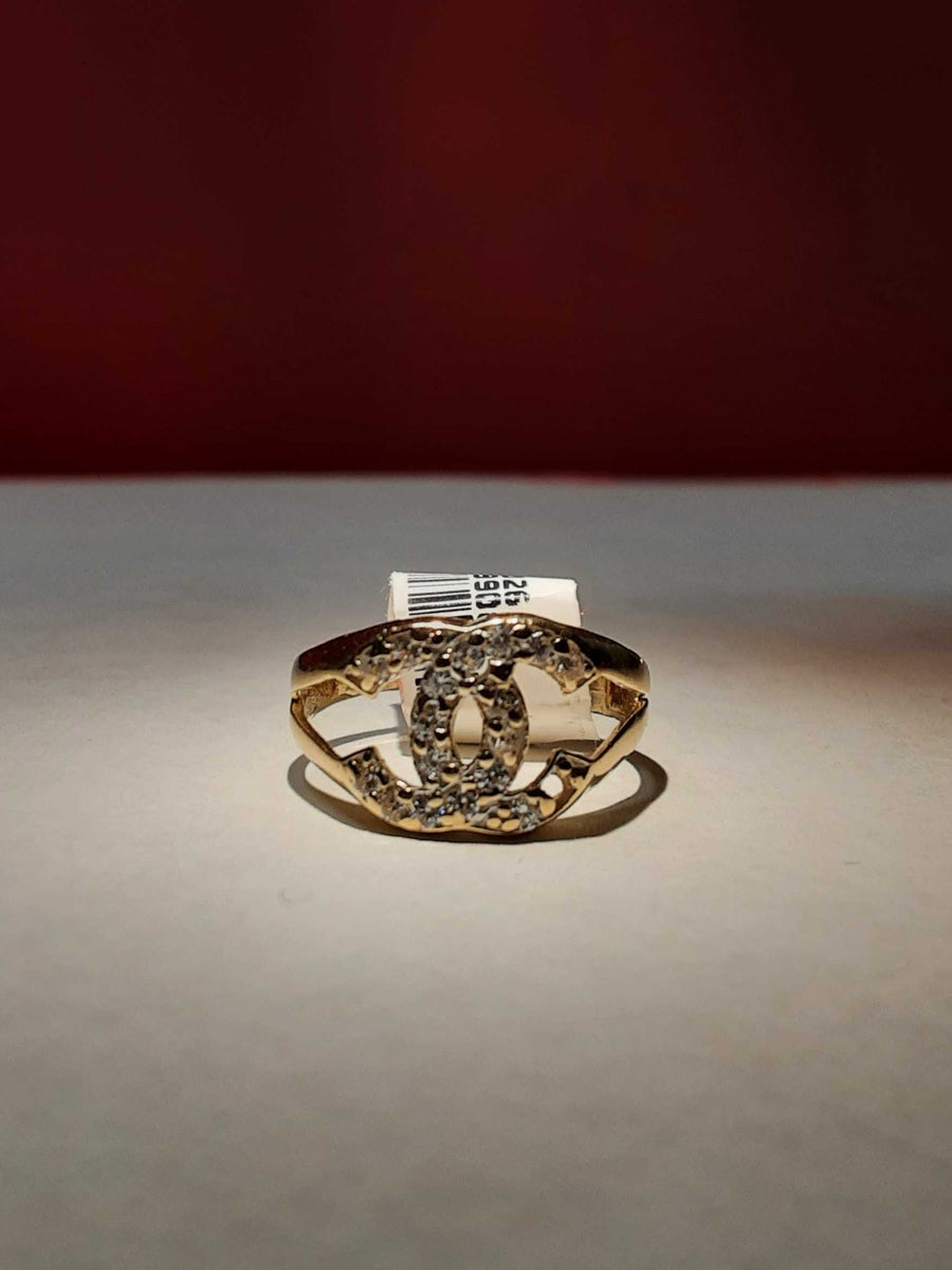 Women's Ring - Yellow Gold 14k (.585) 2.1 grams Size 5.5