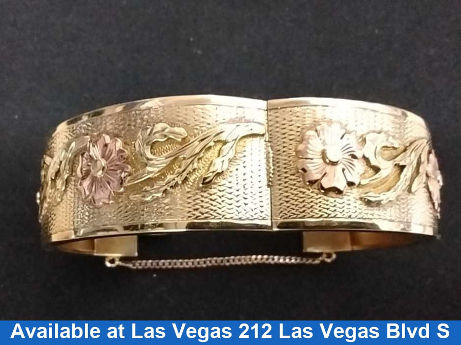 Bangle Bracelet - Yellow Gold 14k (.585) 48.6 grams 7 inch