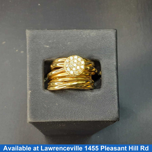 Women's Ring - Yellow Gold 14k (.585) 9.6 grams Size 6.5
