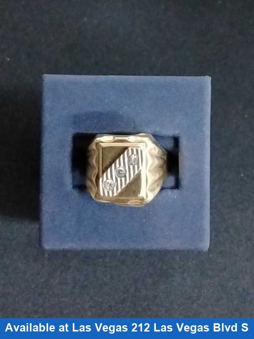 Men's Ring - Yellow Gold 10k (.417) 3.7 grams Size 20