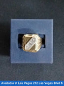 Men's Ring - Yellow Gold 10k (.417) 3.7 grams Size 20