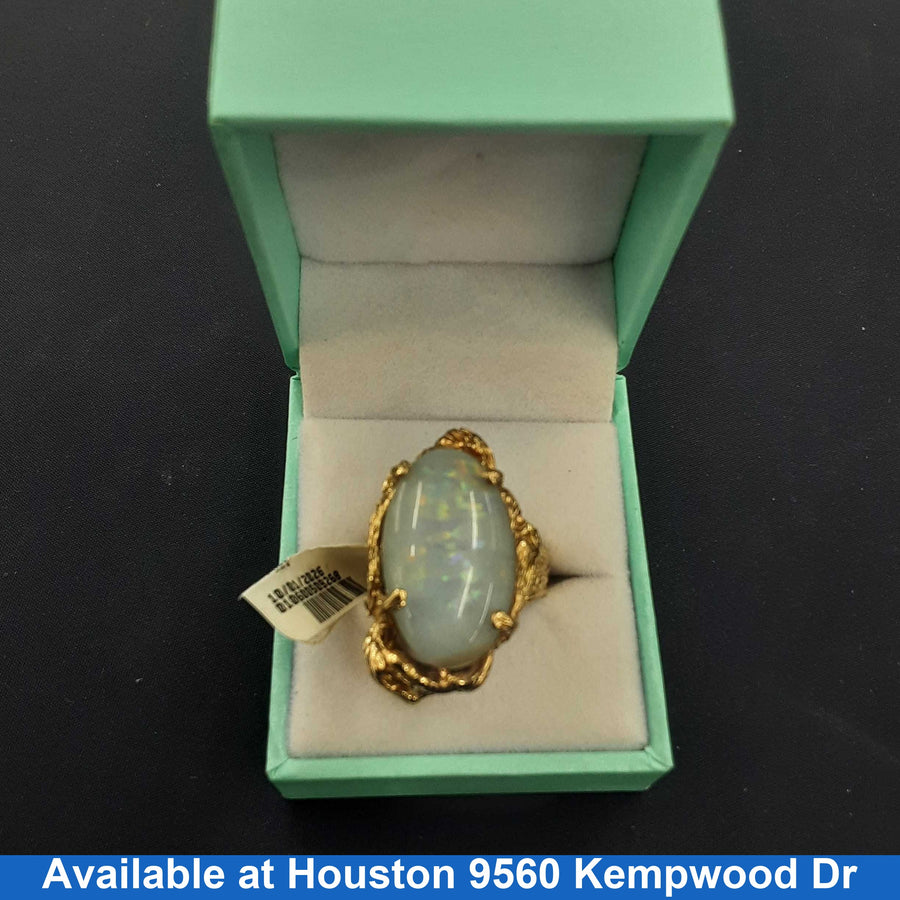 Women's Ring - Yellow Gold 14k (.585) 18.8 grams Size 8