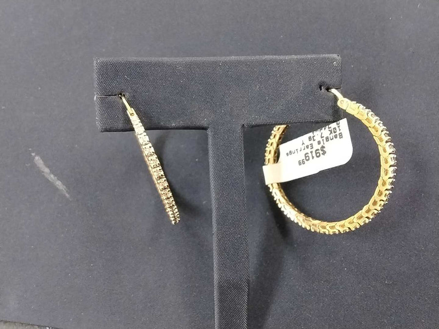 Bangle Earrings - Yellow Gold 10k (.417) 7.3 grams