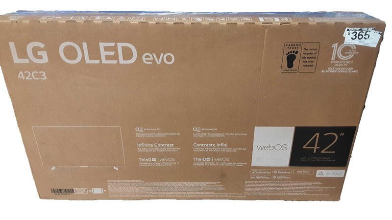 Lg Oled42c3pua Black Digital OLED TV