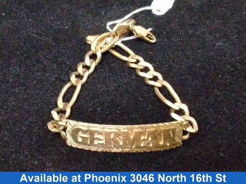 ID Bracelet - Yellow Gold 10k (.417) 19.88 grams 6 inch