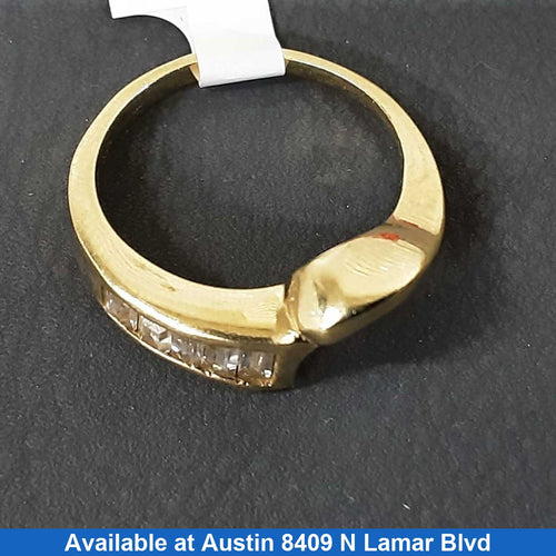 Ring - Wedding Band - Yellow Gold 14k (.585) 3.4 grams Size 6.5