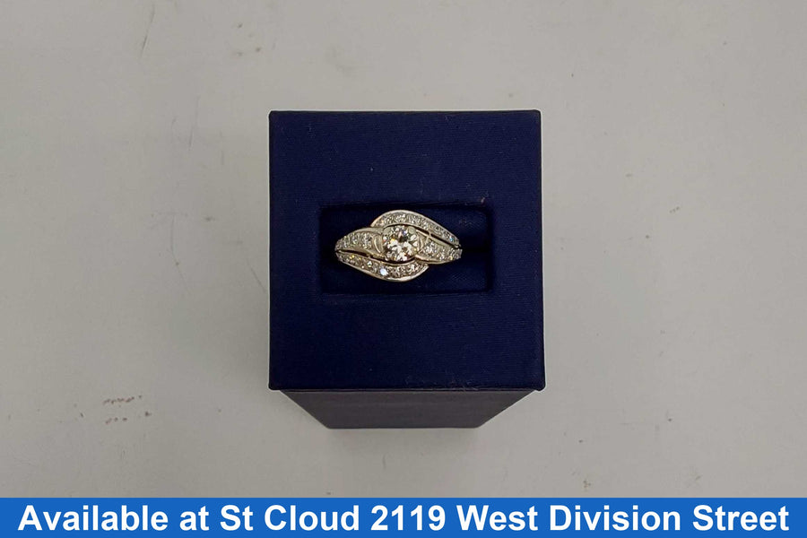 Women's Ring - White Gold 14k (.585) 3.88 grams Size 6.5