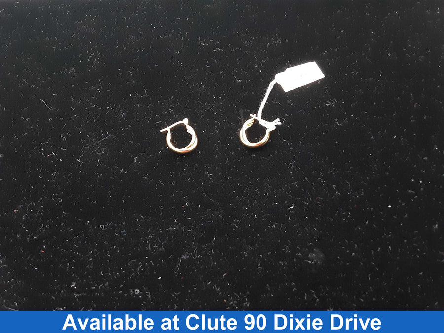 Hoop Earrings - Yellow Gold 14k (.585) 0.9 grams