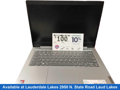 Lenovo 81vs Amd A6 4 Gb 64 Gb Silver Laptop