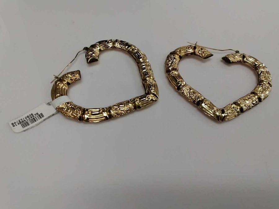 Shrimp Earrings - Yellow Gold 10k (.417) 12.1 grams