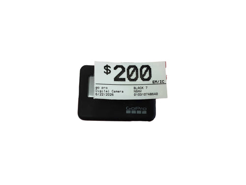 Go Pro Black 7 Black Digital Camera
