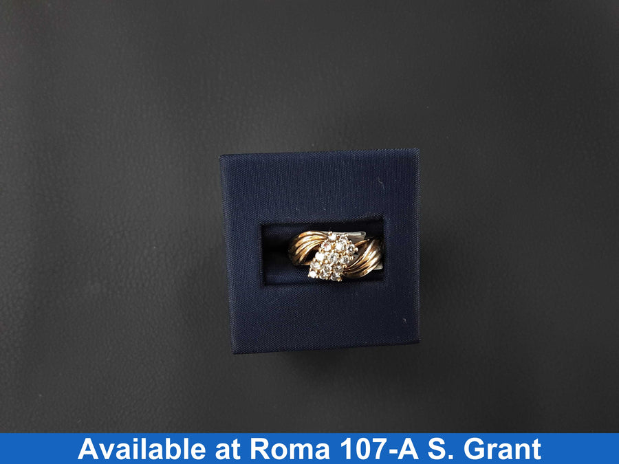 Women's Ring - Yellow Gold 14k (.585) 6.1 grams Size 7