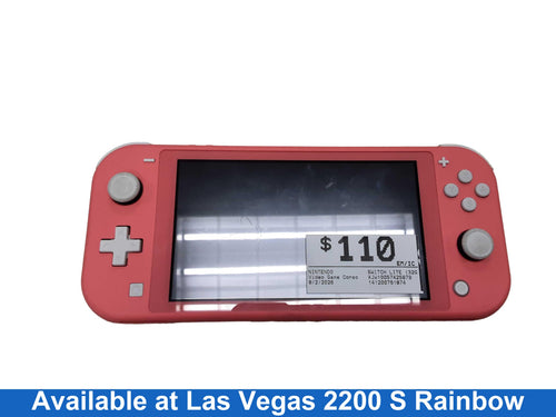Nintendo Switch Lite (32gb) 32 Gb Pink Video Game Console