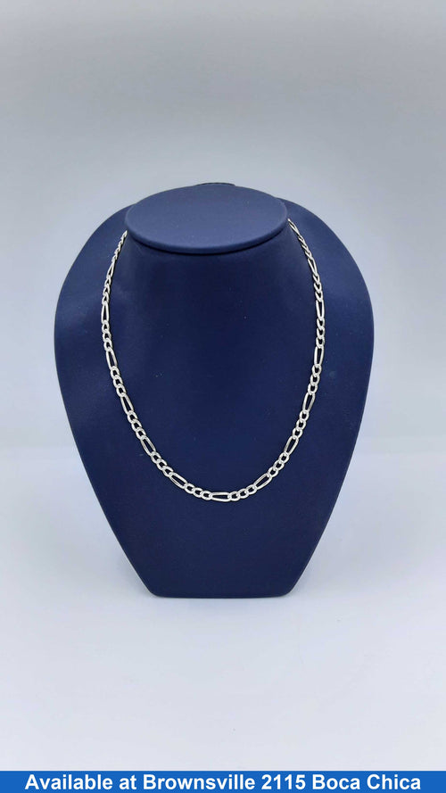 Figaro Chain - Silver 10.6 grams 23 inch